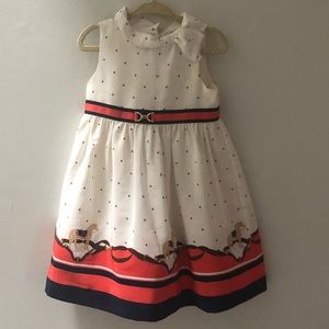 Janie & Jack party dress with horses.